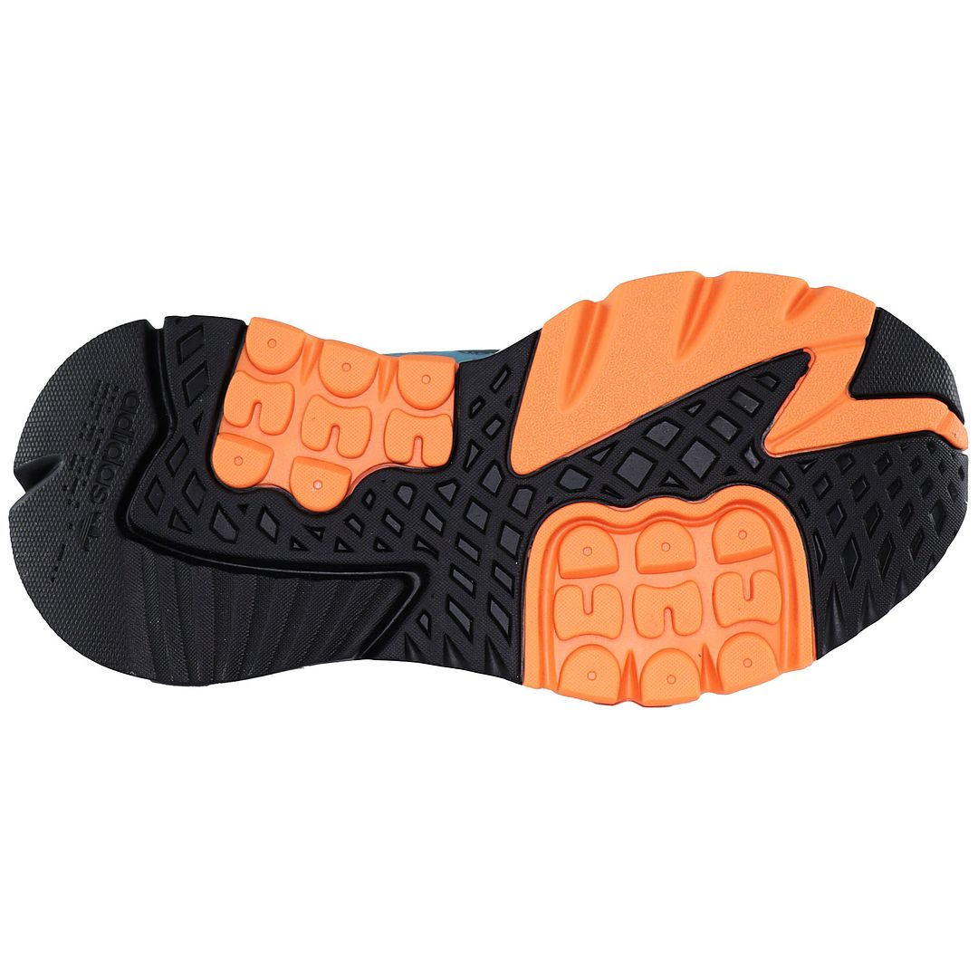 Adidas Nite Jogger J Kids Black Trainers