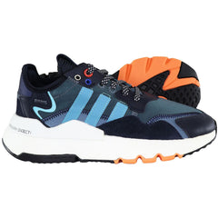 Adidas Nite Jogger J Kids Black Trainers