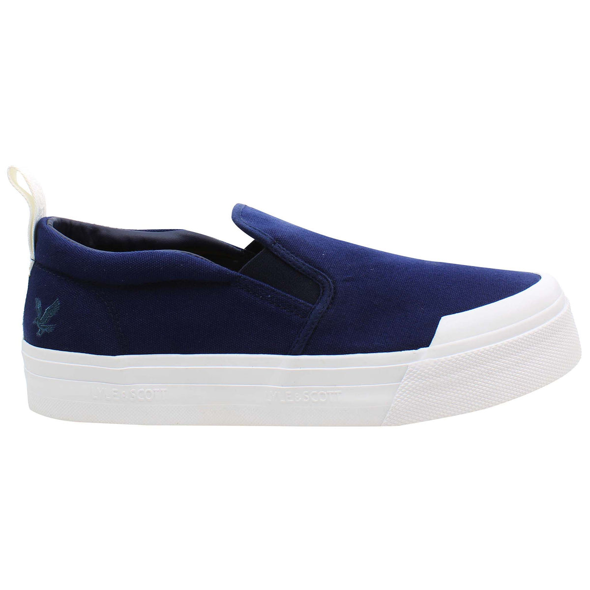 Lyle & Scott Duncan Mens Navy Plimsolls