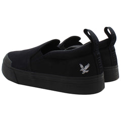 Lyle & Scott Duncan Mens Black Plimsolls