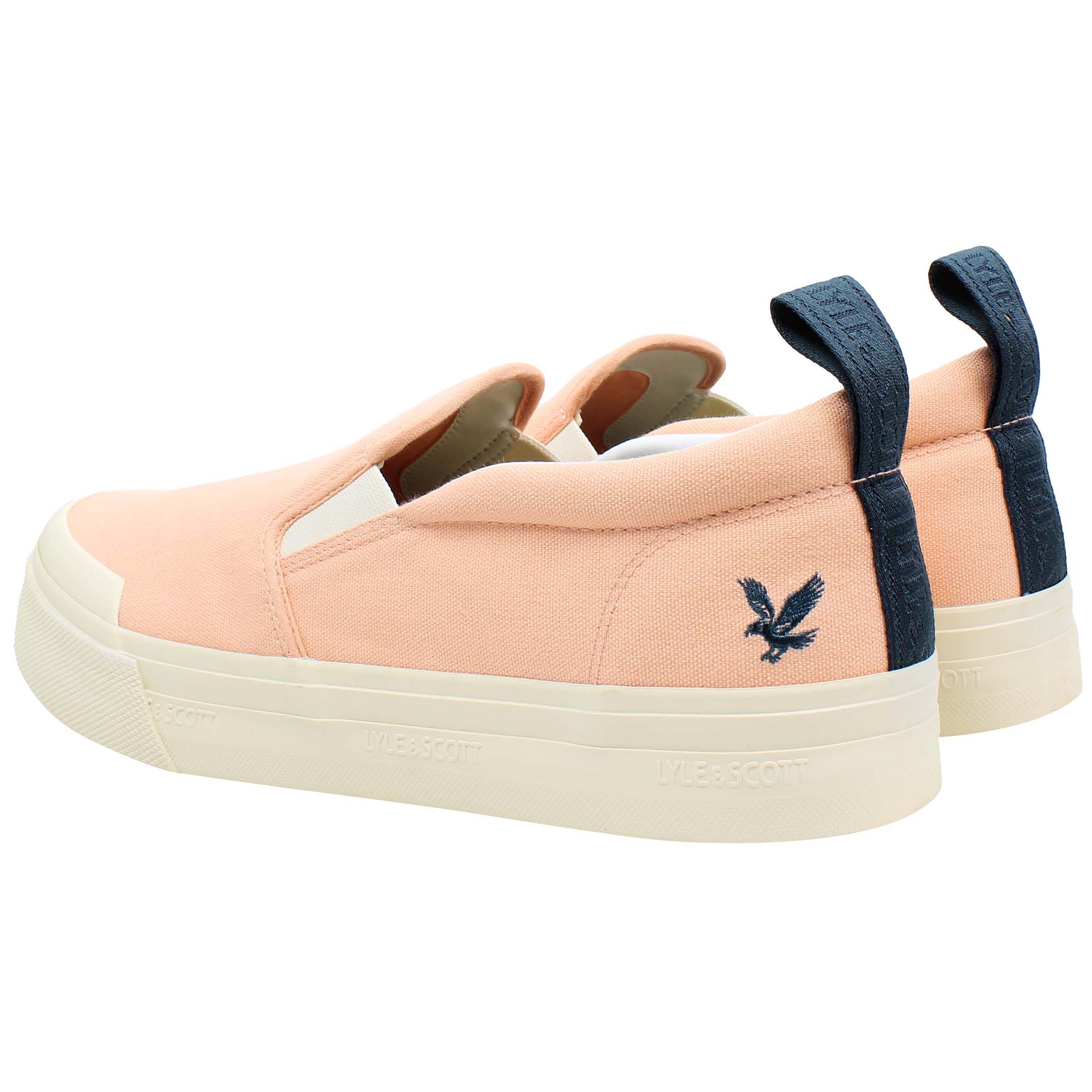 Lyle & Scott Duncan Mens Pink Plimsolls