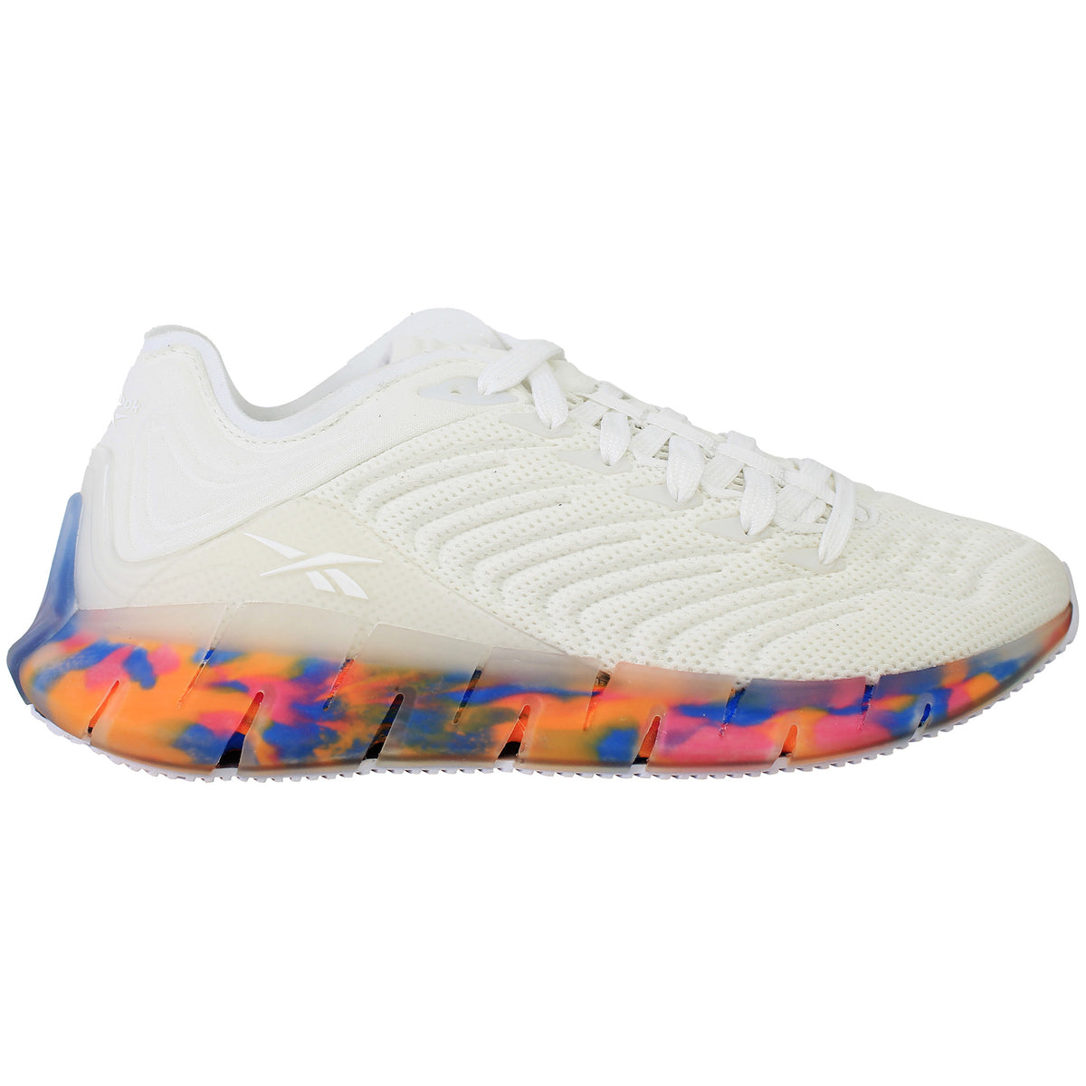 Reebok Zig Kinetica Mens White Running Shoes