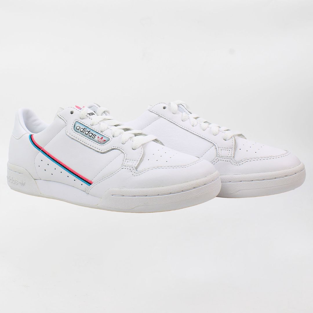 Adidas Continental 80 Mens White Trainers NO BOX