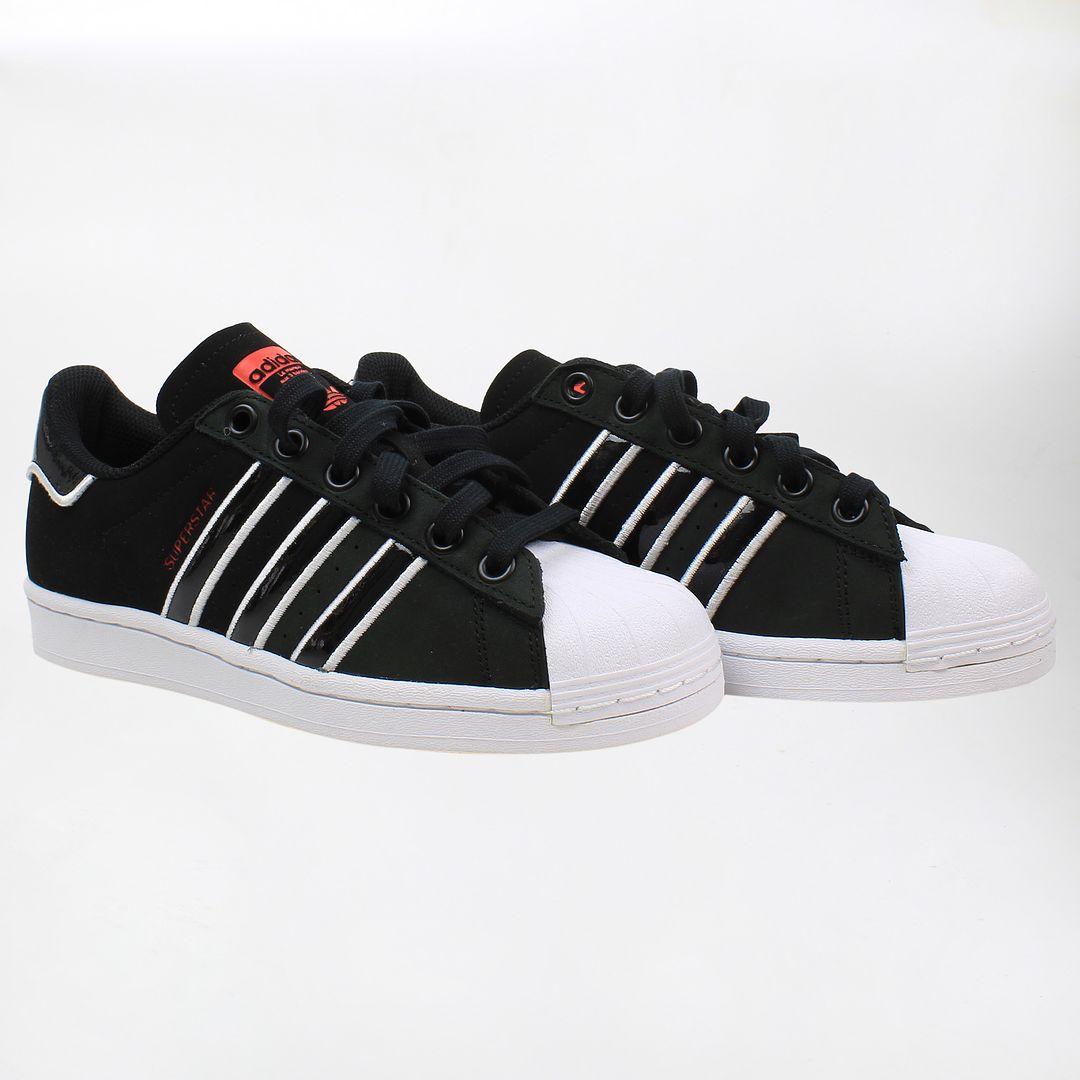 Adidas Superstar Womens Black Trainers NO BOX