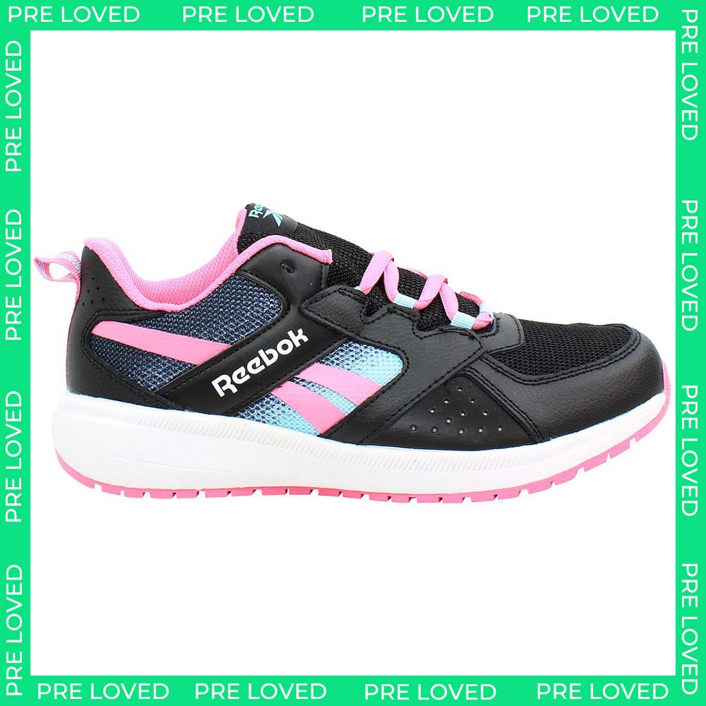 Reebok Road Supreme Kids Black Trainers NO BOX