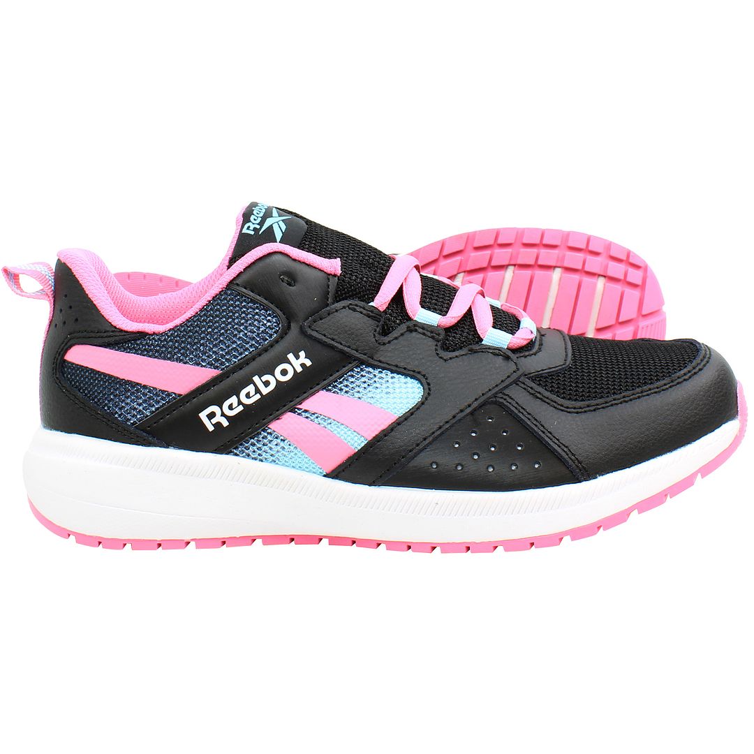 Reebok Road Supreme Kids Black Trainers