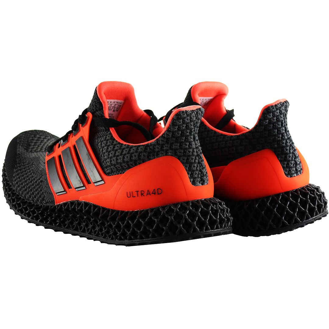 Adidas ULUTRA4D 5.0 Mens Black/Orange Running Trainers