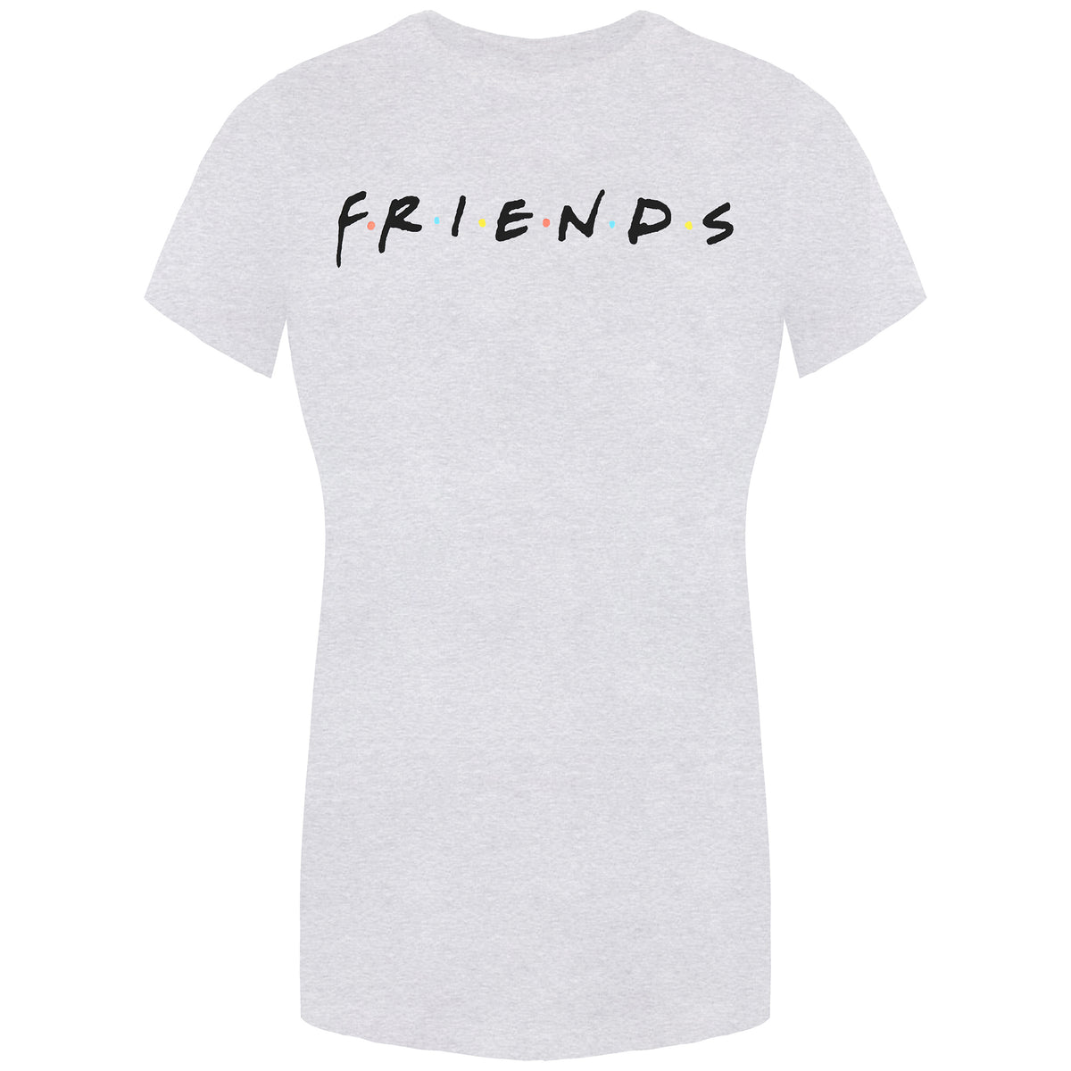 Friends Titles Logo Womens Grey T-Shirt