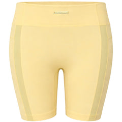 Gymshark Whitney Mesh Womens Yellow Cycling Shorts