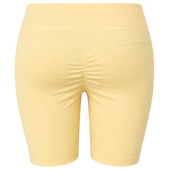Gymshark Whitney Mesh Womens Yellow Cycling Shorts