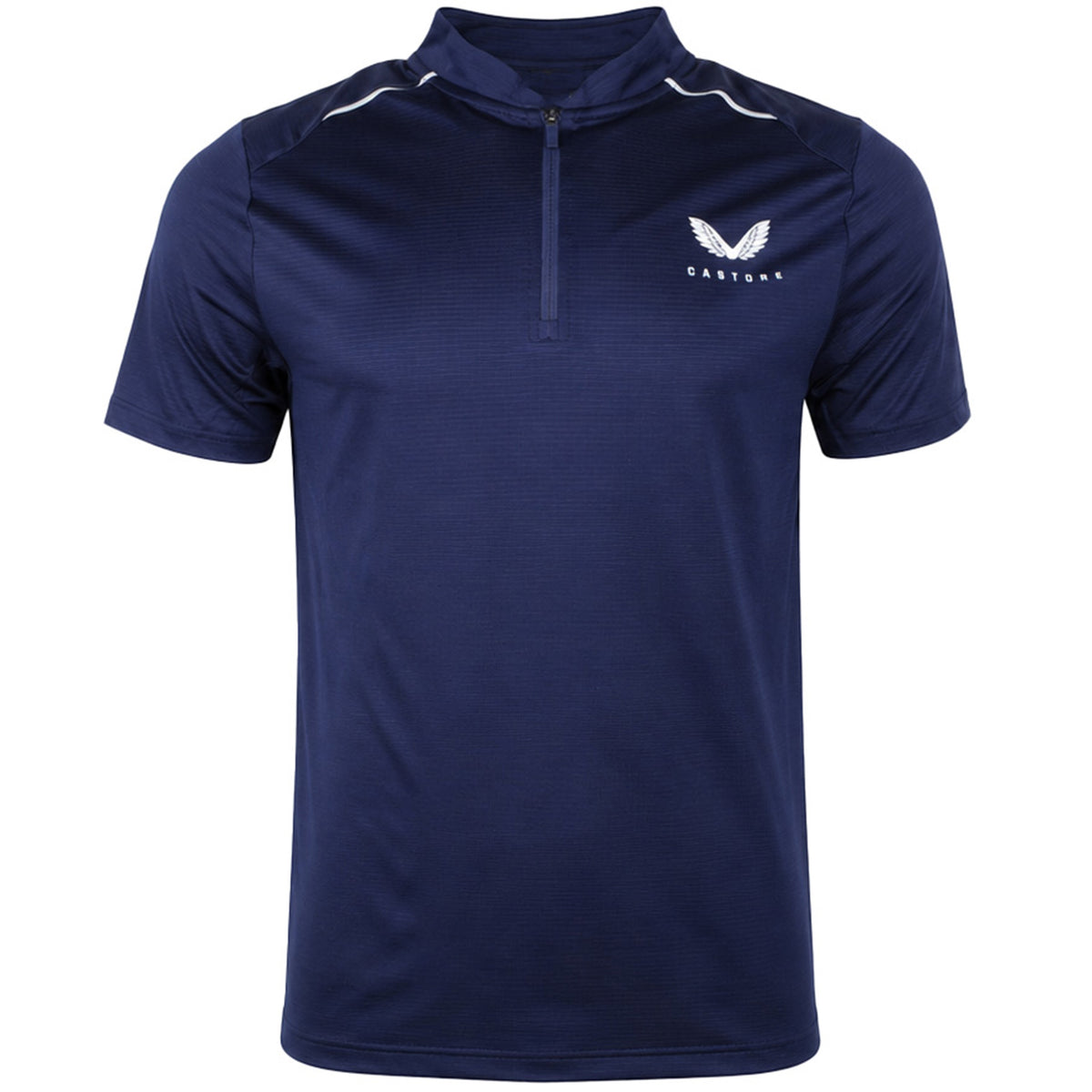 Castore Pinnacle Varsity Mens Navy Polo Shirt