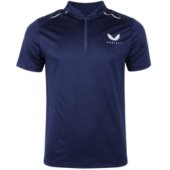 Castore Pinnacle Varsity Mens Navy Polo Shirt