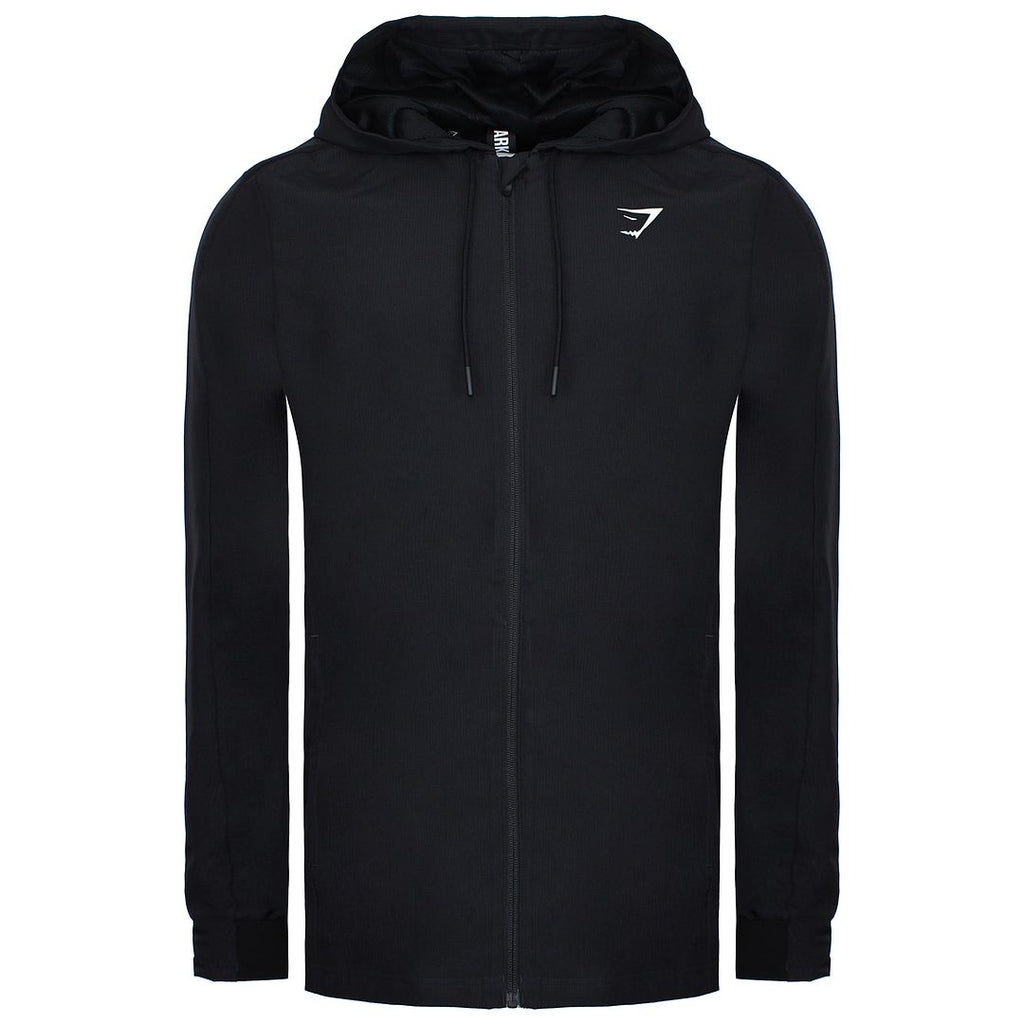 Gymshark Logo Mens Black Track Jacket