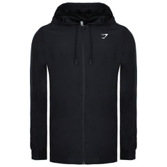 Gymshark Logo Mens Black Track Jacket