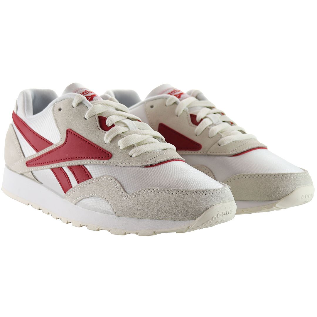 Reebok Classic Nylon Plus Mens White Trainers