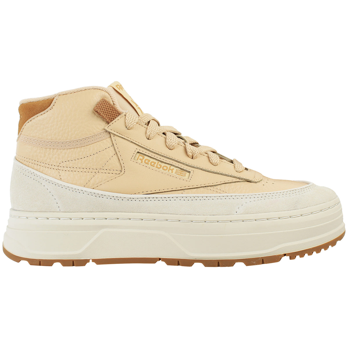 Reebok Club C Geo Mid Womens Pink Trainers