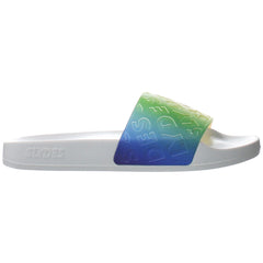 Slydes Glacier Womens Rainbow Sliders