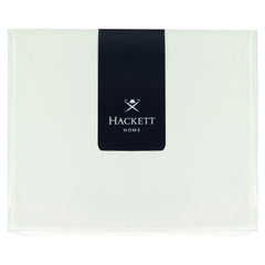 Hackett Home Classic Solid Fitted White Double Sheet