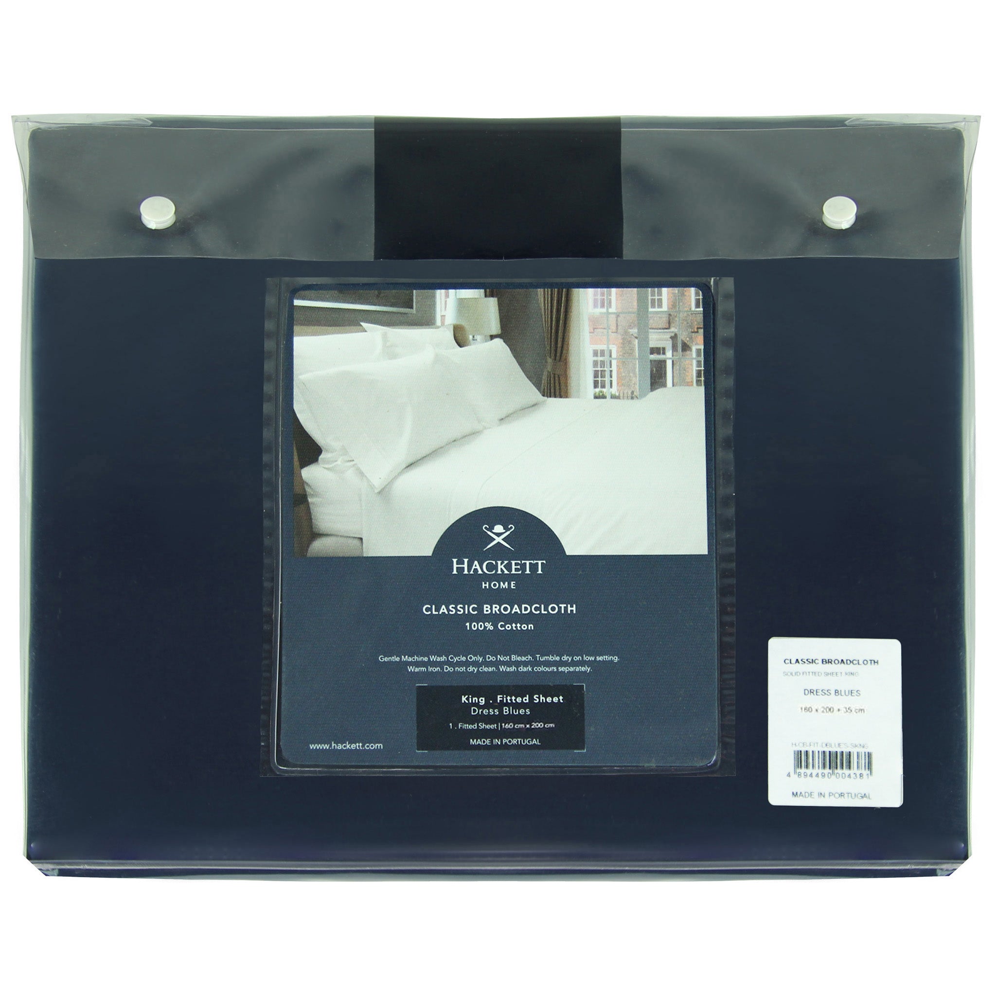 Hackett Home Classic Solid Fitted Sheet King