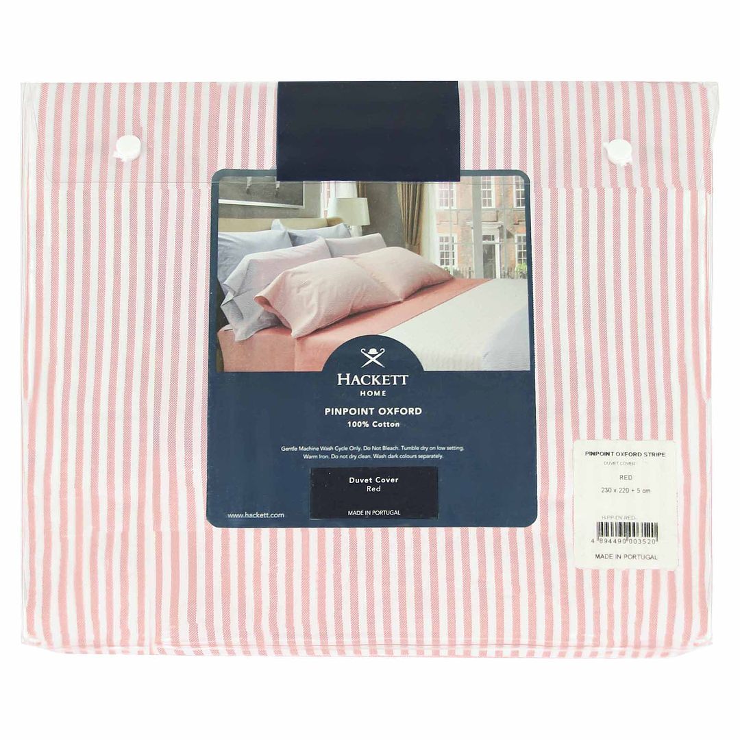 Hackett Home Pinpoint Double Duvet Cover