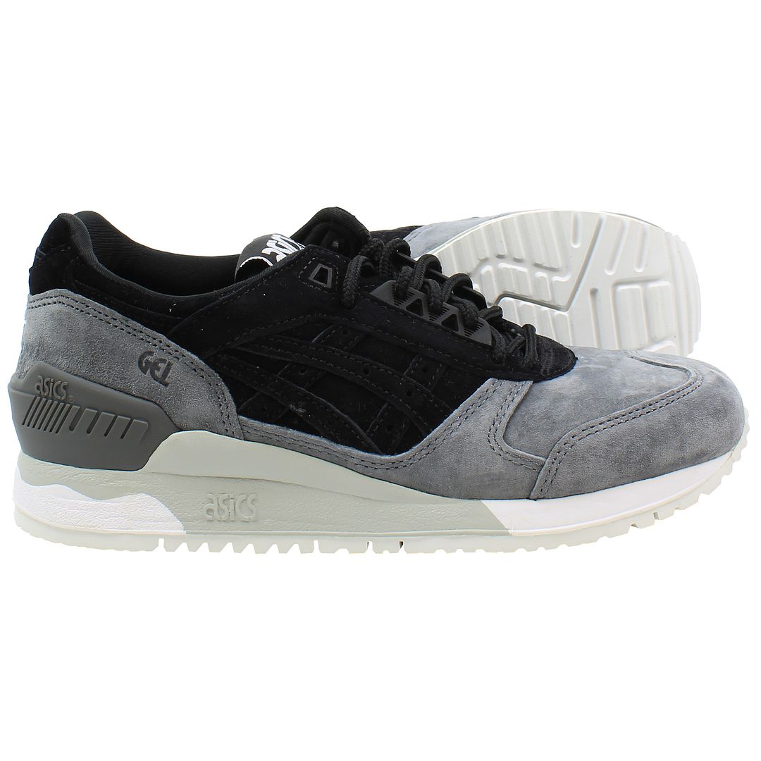 Asics Gel-Respector Mens Black/Grey Trainers