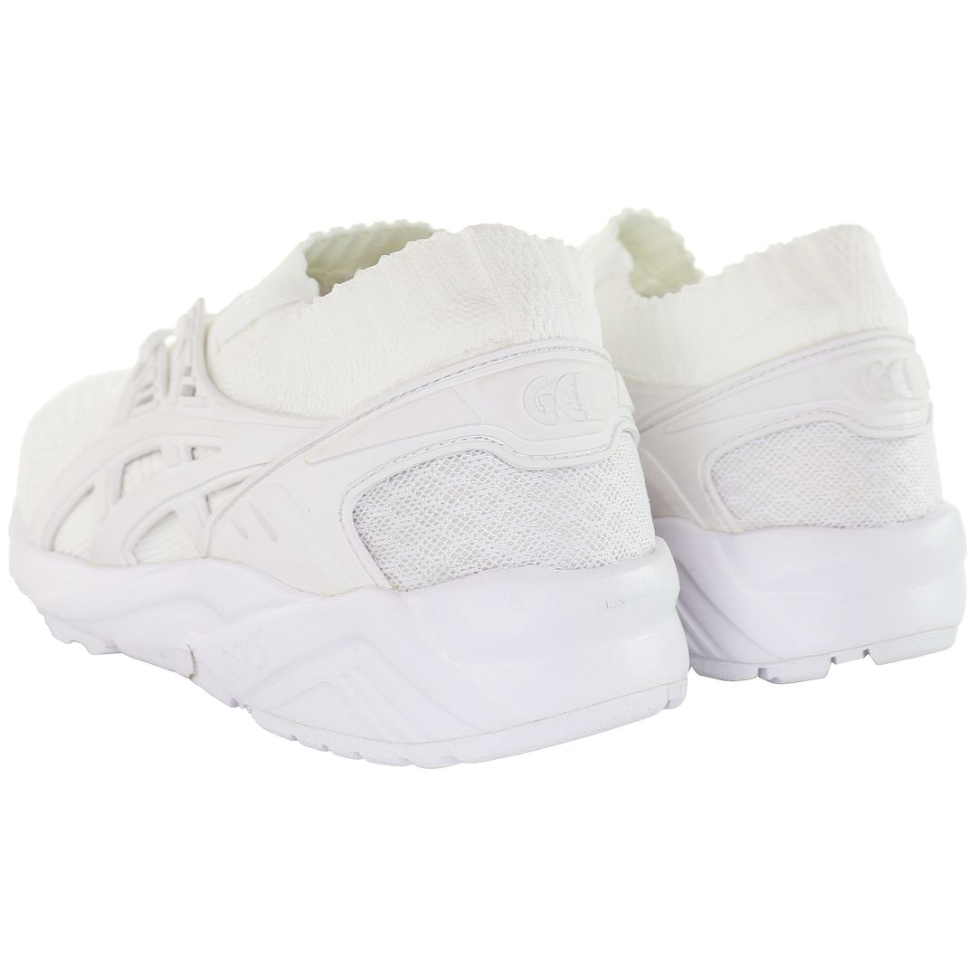 Asics Gel-Kayano Knit Mens White Running Trainers