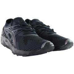 Asics Gel-Kayano Knit Mens Black Running Trainers