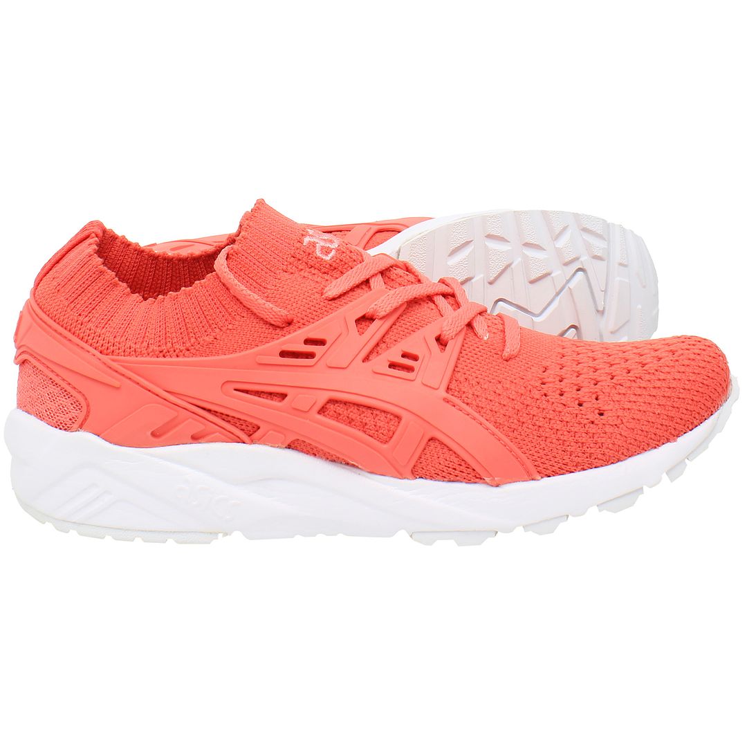 Asics Gel-Kayano Knit Womens Peach Trainers