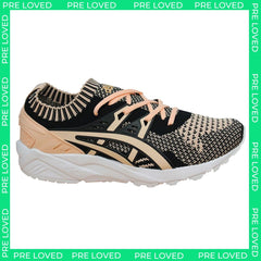 Asics Gel-Kayano Apricot Knit Womens Black/Peach Trainers NO BOX