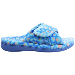 Vionic Relax Terry Womens Blue Slippers