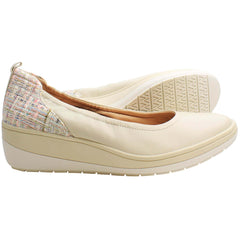 Vionic Jacey Womens Beige Wedges