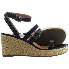 Vionic Sabina Black Womens Wedges