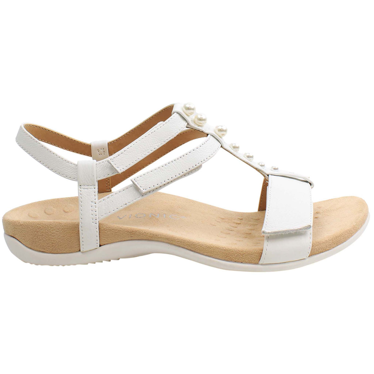 Vionic Mikah Womens White Sandals