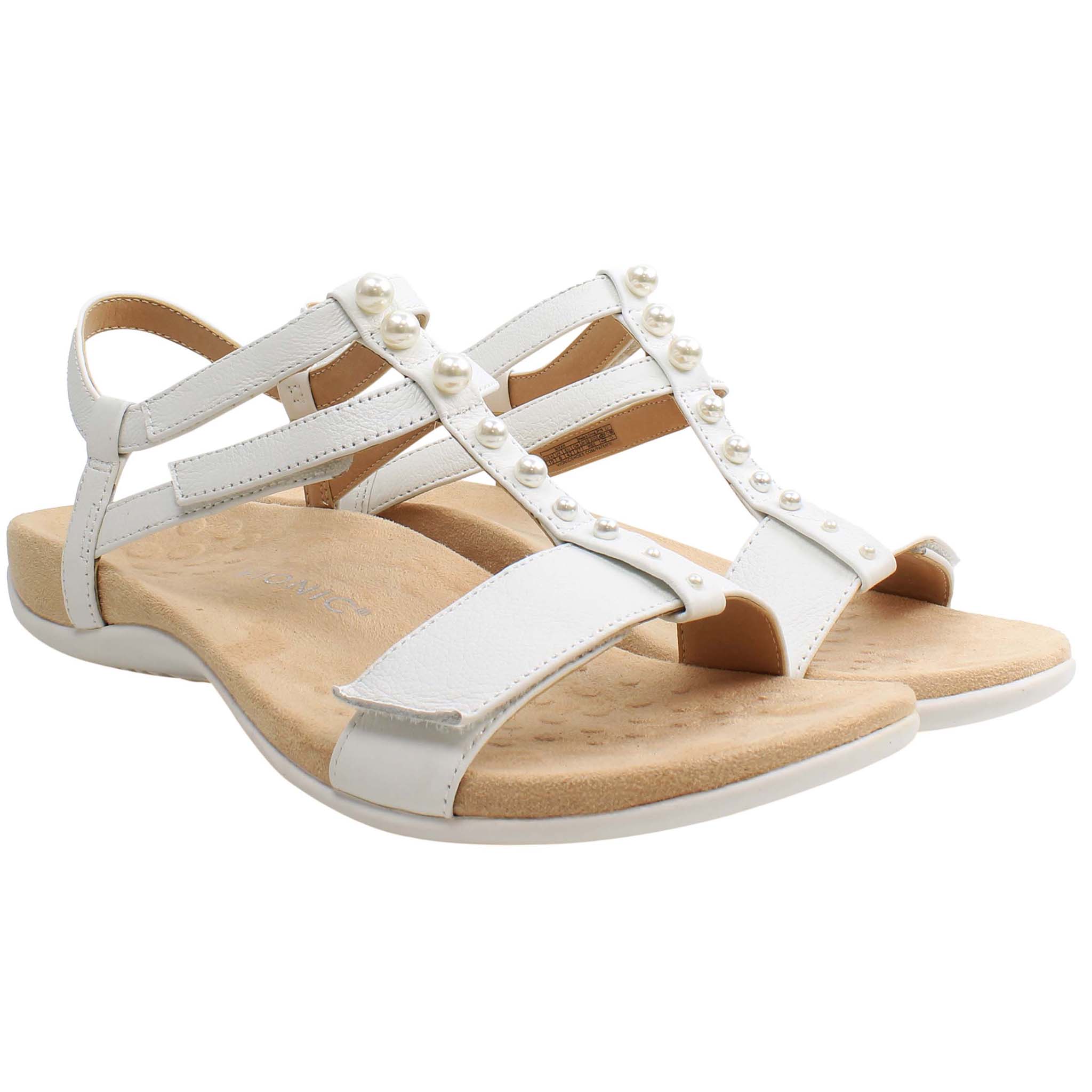 Vionic Mikah Womens White Sandals