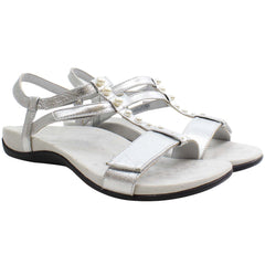 Vionic Mikah Womens Silver Sandals