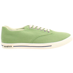 Seavees Hermosa Surfwash Mens Green Plimsolls