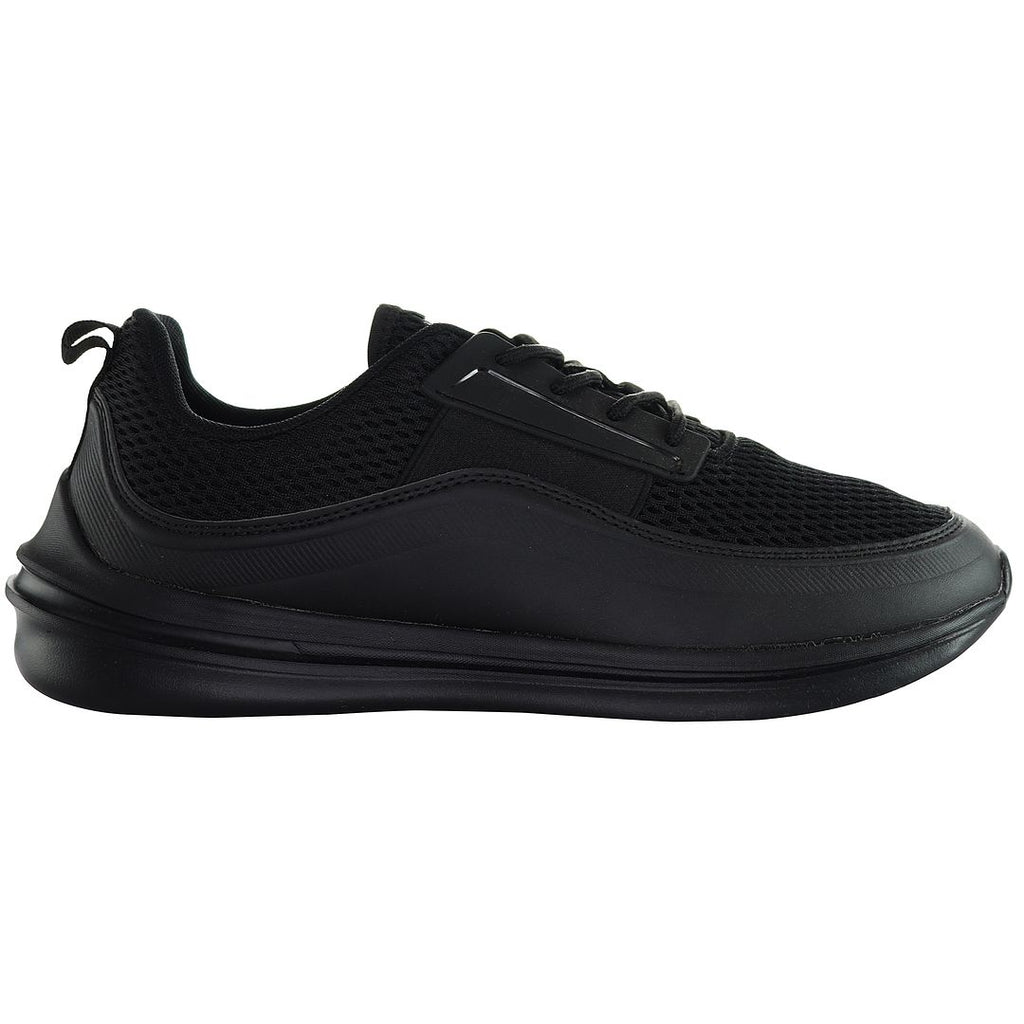 Henleys Silva Mens Black Running Shoes