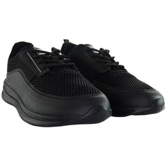 Henleys Silva Mens Black Running Shoes