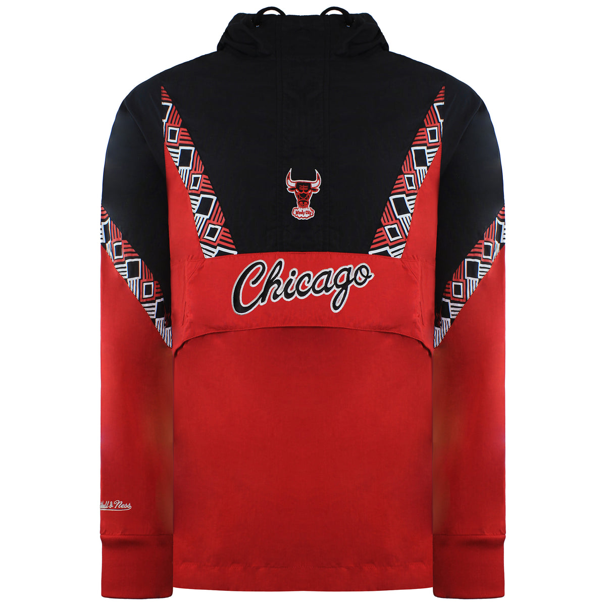 Mitchell & Ness Chciago Bulls Team Mens Anorak Jacket