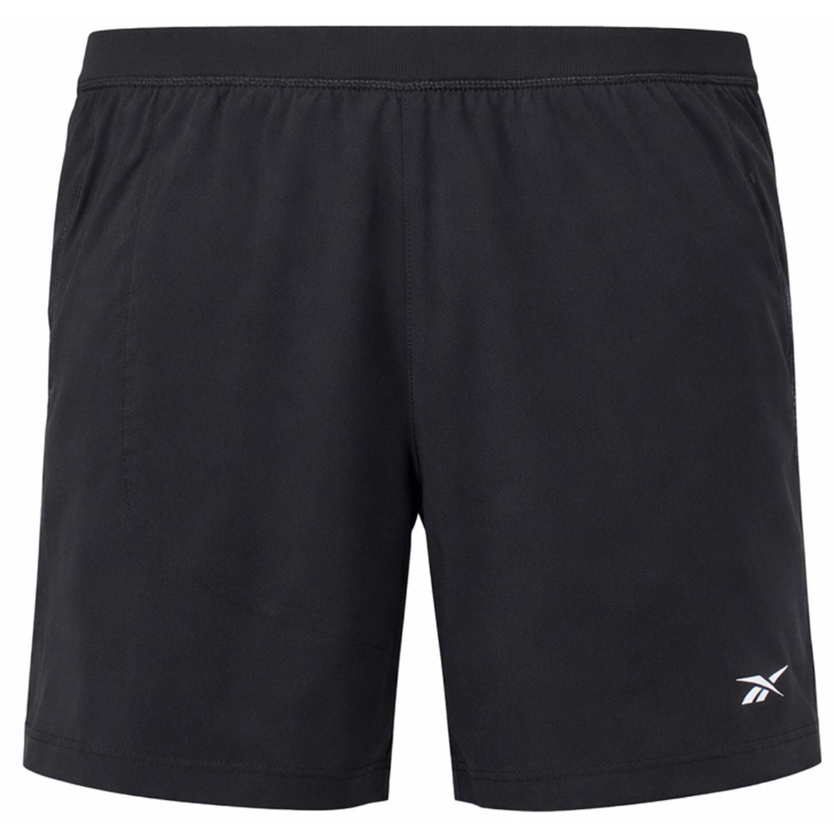 Reebok Logo Mens Black Running Shorts