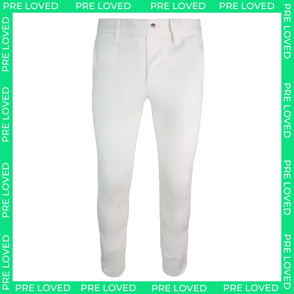 Lacoste Leisure Mens White Trousers - Dirty Marks