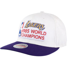 Mitchell & Ness NBA Los Angeles Lakers 1985 World Champions White Cap