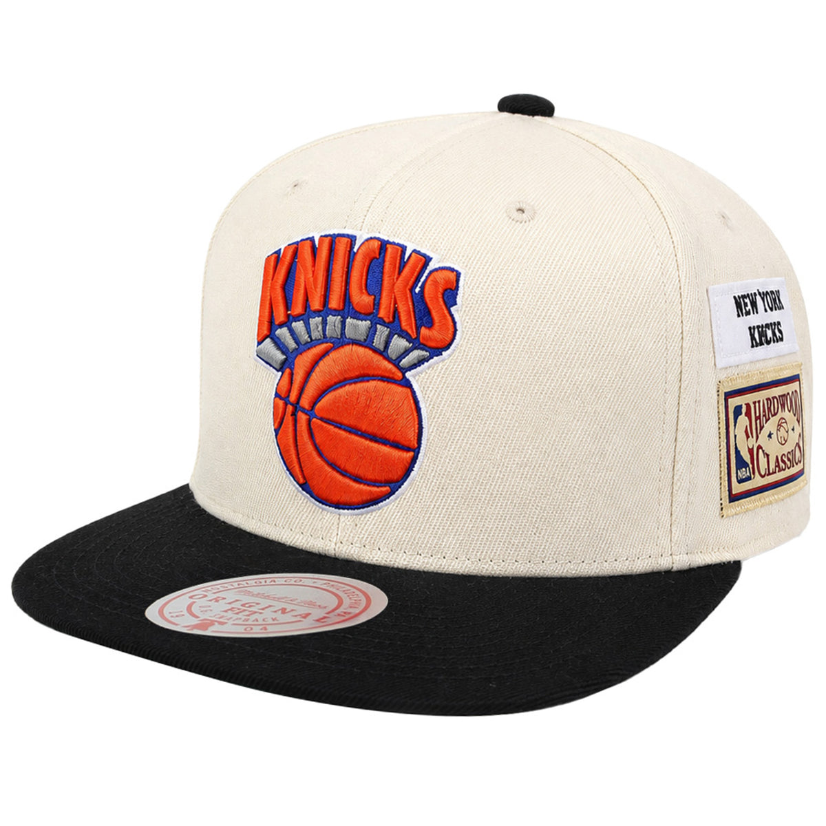Mitchell & Ness NBA New York Knicks Vintage Jockey Off White Cap