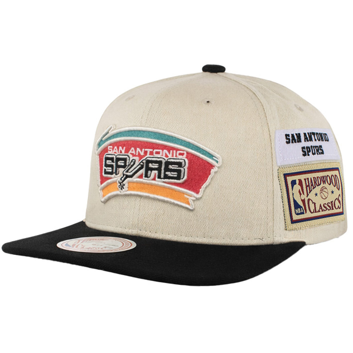 Mitchell & Ness NBA San Antonio Spurs HWC Vintage Jockey Cream Cap