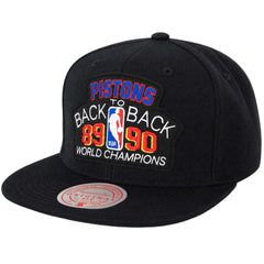 Mitchell & Ness NBA Detroit Pistons B2B Black Cap