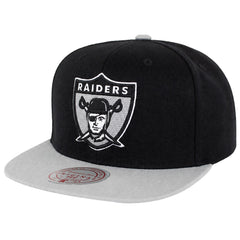 Mitchell & Ness NFL Oakland Raiders Team 2-Tone Black/Grey Cap