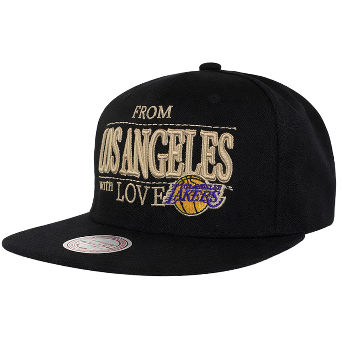 Mitchell & Ness NBA Los Angeles Lakers With Love Black Cap