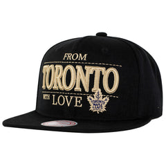 Mitchell & Ness NHL Toronto Maple Leafs With Love Black Cap