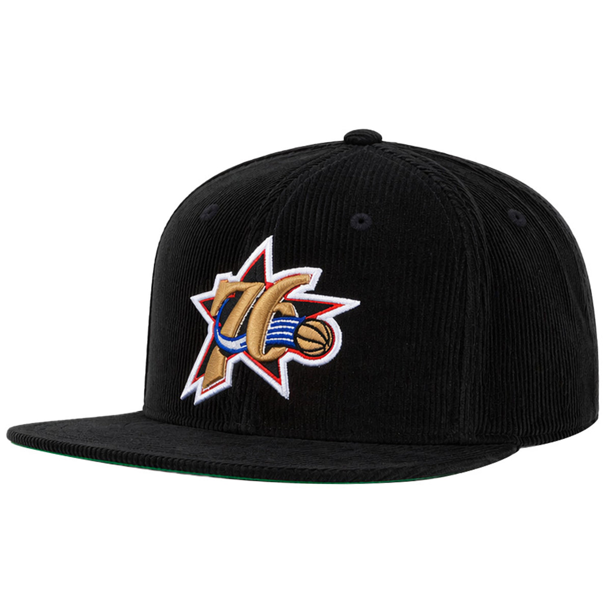 Mitchell & Ness NBA Philadelphia 76ers All Directions Black Cap