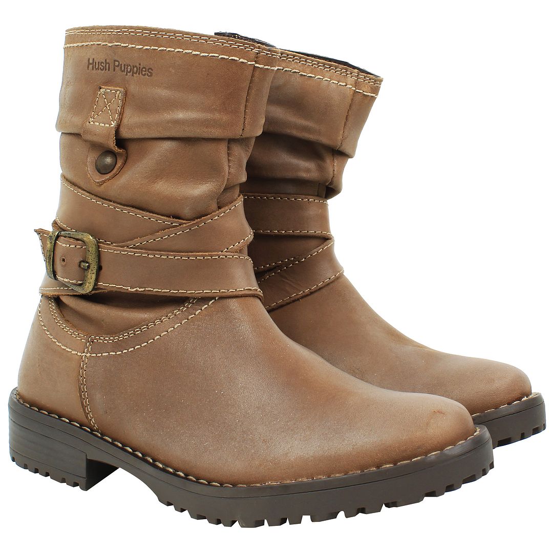 Hush Puppies Luceilie Kids Brown Boots